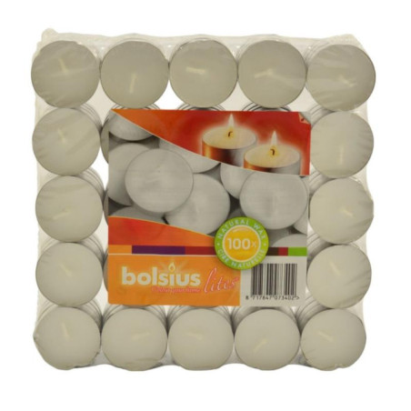Podgrzewacze 100szt Tea Lights Bolsius